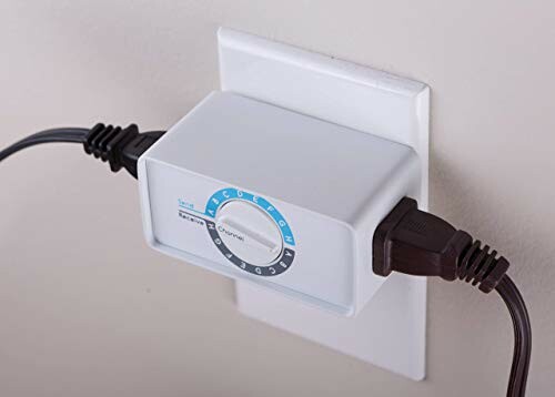 Electrical timer plug connected to an outlet