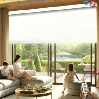 HILADUO Motorized Roller Blinds